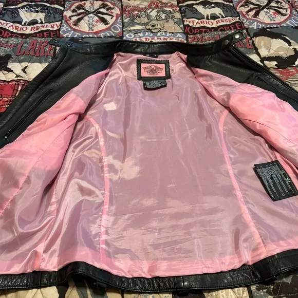 Harley-Davidson Ladies leather jacket size large - Picture 7 of 10